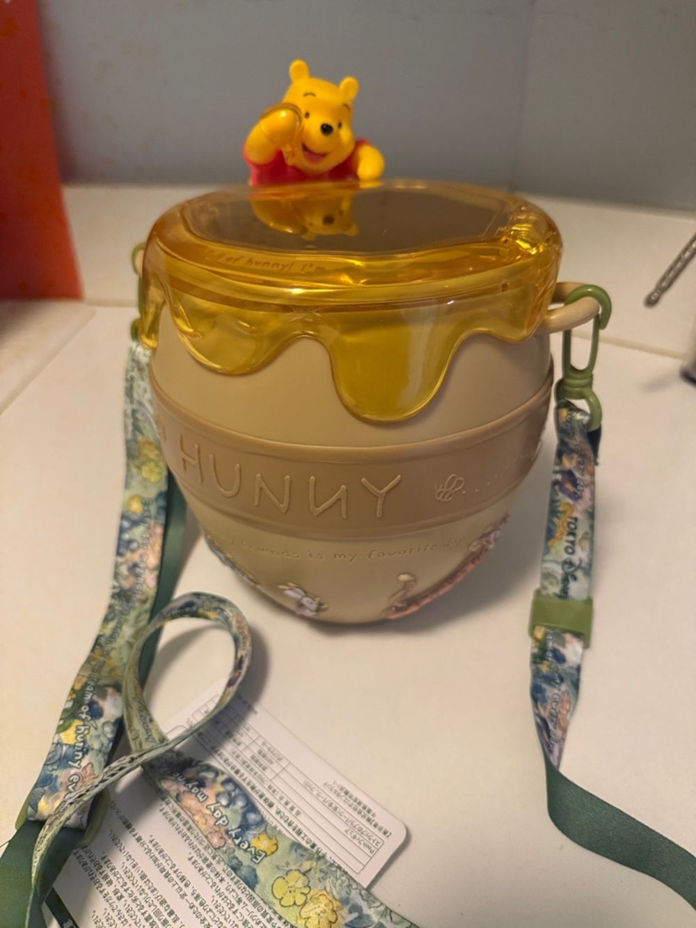 Winnie the Pooh Yellow Honey Pot Crossbody Bag